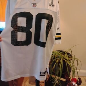 White and Black Football Jersey
